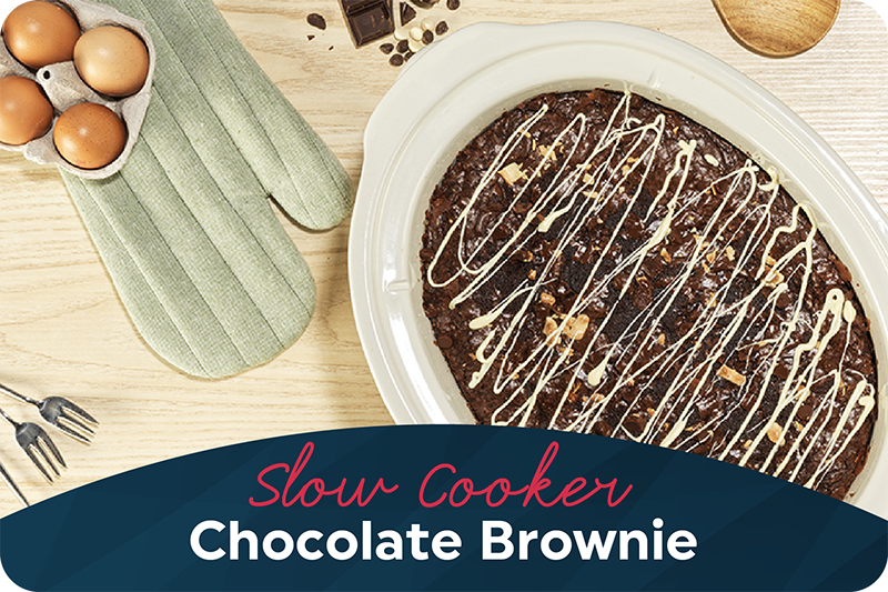 Slow Cooker Chocolate Brownie Recipe