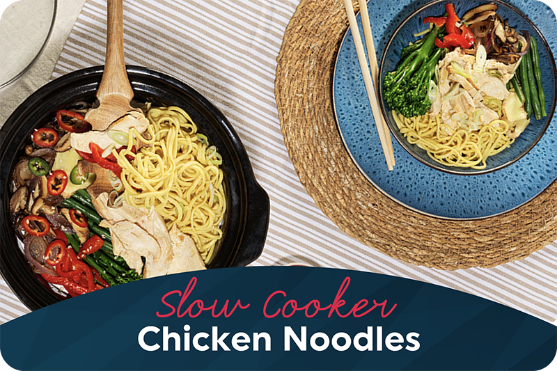 Slow Cooker Chicken Noodles Recipe