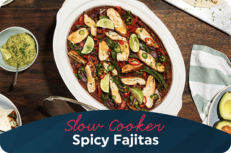 Slow Cooker Spicy Fajitas Recipe 