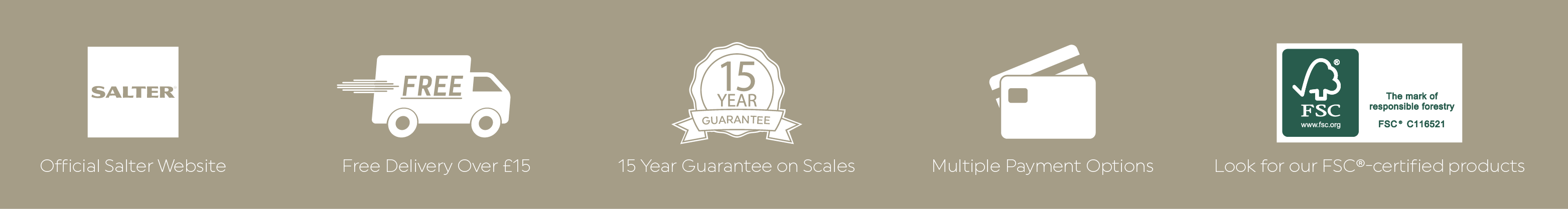 Salter. Official Salter Website. Free Delivery Over £15. 15 Year Guarantee On Scales. Multiple Payment Options.