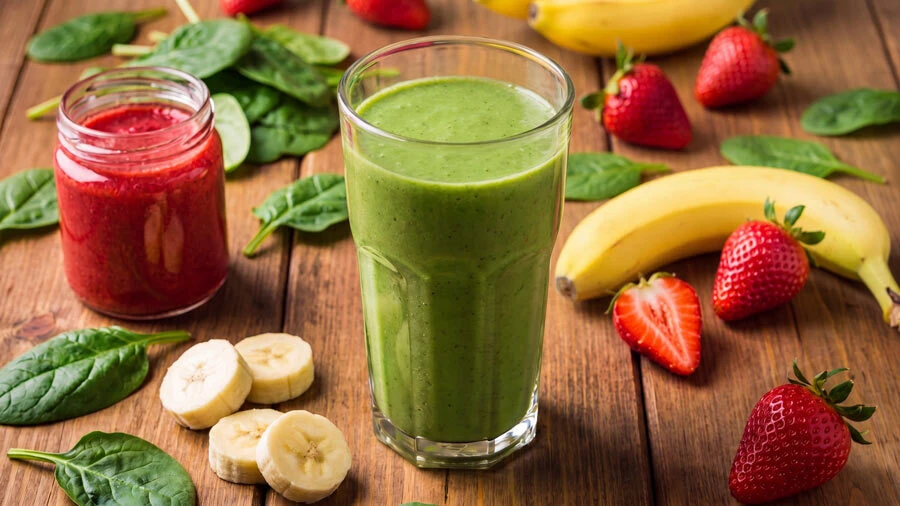 Berry Green Smoothie
