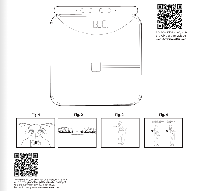 Salter body insight smart scale instruction manual