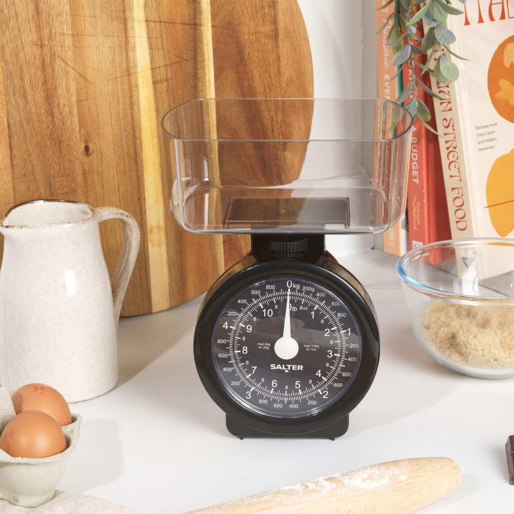 Mechanical Kitchen Scale | Dishwasher Safe Bowl | 5KG