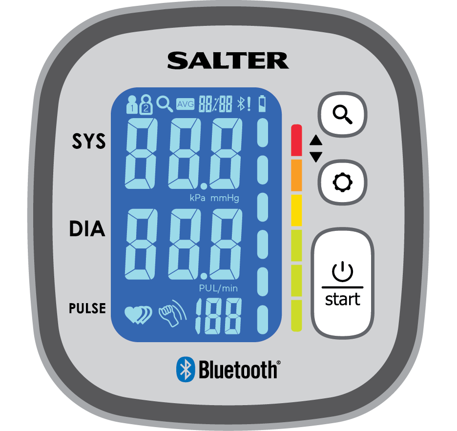 Bluetooth Automatic Arm Blood Pressure Monitor