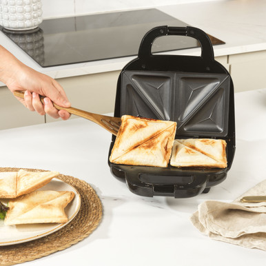 Simple New 750W Electric Egg Sandwich Maker Toaster Kitchen Breakfast  Waffle Bread Machine