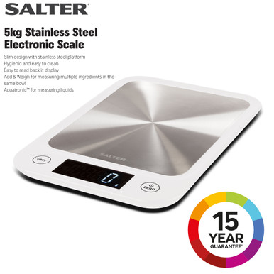 New Rechargeable Kitchen Scale from Salter  Weighing Review - the main  source for Weighing Industry News