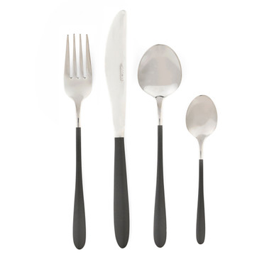 Cook with Color 5 Pc Silicone Kitchen Utensil Set - Marble White and  Gunmetal 