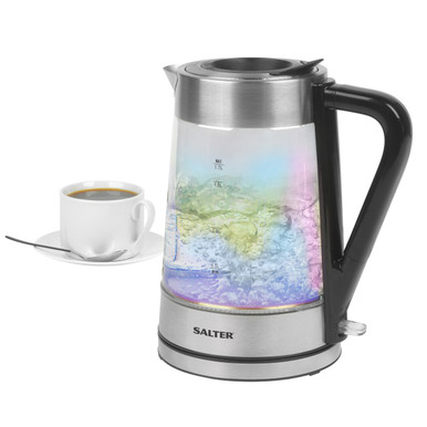 Just Household and kiddies. - Salter Rose gold electric kettle This stylish  kettle from Salter makes brewing up a pleasure with it's powerful rapid  boil mechanism. Featuring a fashionable matt black finish