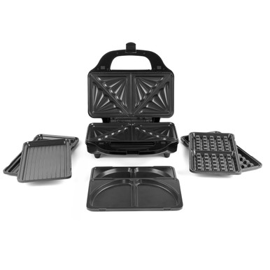 Kalorik® Multi-Purpose Waffle, Grill and Sandwich Maker, Stainless