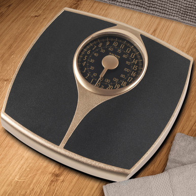 Br808 Mechanical Personal Bathroom Scales, Extra Large Analog Dial