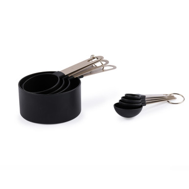 Stainless Steel Measuring Cups & Spoons Set