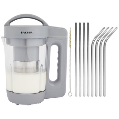 https://cdn11.bigcommerce.com/s-5vfc75n1yv/products/6681/images/72420/plant-milk-maker-with-8-metal-straws-salter-combo-9003-5054061543124__75639.1704257227.386.513.jpg?c=1