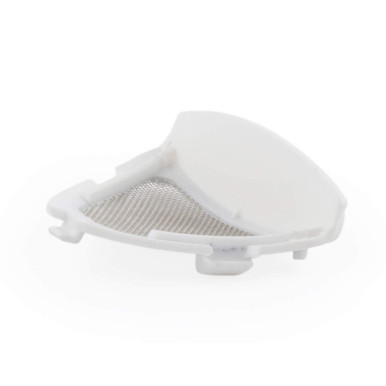 White replacement filter with mesh insert