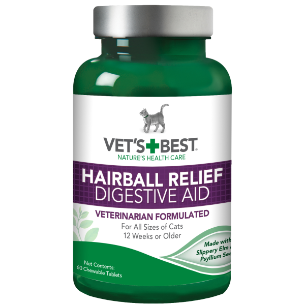 Vets Best Hairball Relief Tablets 60pk Big Dog Little Dog Bakery