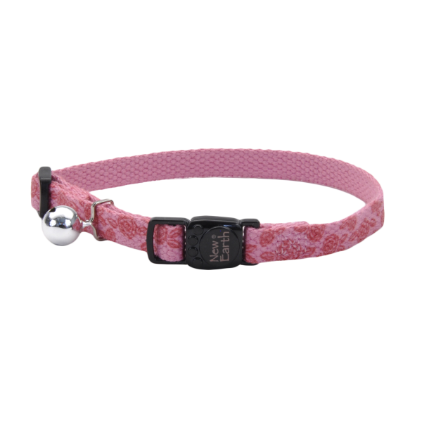 New Earth Soy Breakaway Cat Collar Rose Roses 8-12