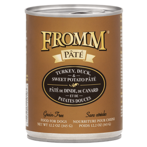 Fromm Can Turkey Duck&SwPotato Pate 12.2 oz