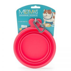 Messy Mutts Collapsible Bowl Red