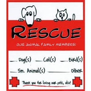 Window Decal Rescue Our Pets