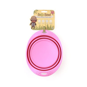 Beco Silicon Collapsible Travel Bowl Pink Beco Silicon Collapsible Travel Bowl Pink