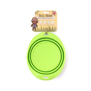 Beco Silicon Collapsible Travel Bowl Green Beco Silicon Collapsible Travel Bowl Green
