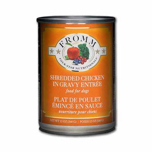 Fromm Dog Shredded Chicken Entree 12 oz Fromm Dog Shredded Chicken Entree 12 oz
