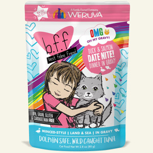 Weruva BFF OMG Date Nite! Duck & Salmon 2.8oz Pouch Weruva BFF OMG Date Nite! Duck & Salmon 2.8oz Pouch