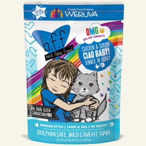 Weruva BFF OMG Ciao Baby Chicken & Shrimp 2.8oz Pouch Weruva BFF OMG Ciao Baby Chicken & Shrimp 2.8oz Pouch