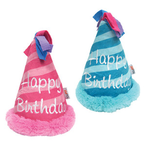 Fou Fou Birthday Hat Crinkle Plush 7" Fou Fou Birthday Hat Crinkle Plush 7"