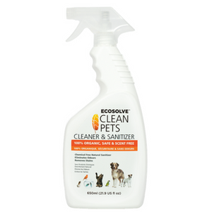 Ecosolve Clean Pets Trigger Spray 650ml Ecosolve Clean Pets Trigger Spray 650ml