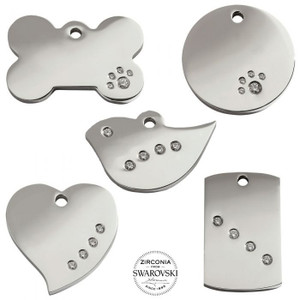 Red Dingo ID Tag Diamante