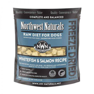 Northwest Naturals Freeze-Dried Whitefish & Salmon 12oz(DNO) Northwest Naturals Freeze-Dried Whitefish & Salmon 12oz(DNO)