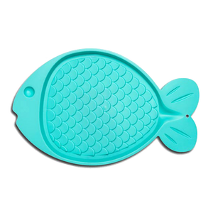 Bella Cat Spill-Proof Fish Mat Teal Bella Cat Spill-Proof Fish Mat Teal