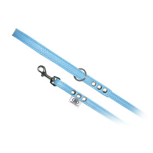 Buddy Belt Leather Leash 4' Blue Buddy Belt Leather Leash 4' Blue