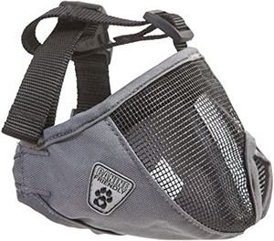 Canine Friendly Short Snout Muzzle Charcoal *Disc Canine Friendly Short Snout Muzzle Charcoal *Disc