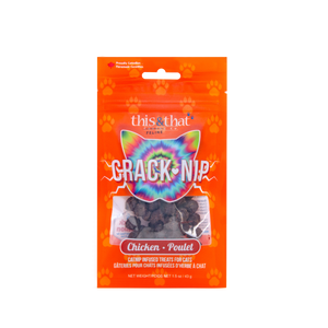 This & That Crack-Nip Chicken Cat Treats 43g This & That Crack-Nip Chicken Cat Treats 43g