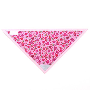 Michiyo Bandana Pink Hearts