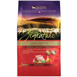 Zignature Dog LID GF Lamb Kibble Zignature Dog LID GF Lamb Kibble