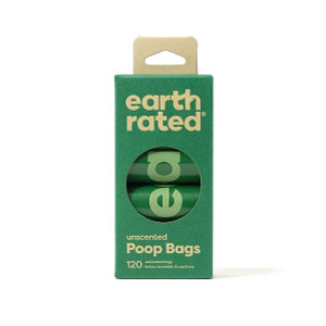 Earth Rated Poop Bags Unscented 8 Rolls