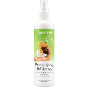 TropiClean Deodorizing Pet Spray Papaya Mist 8 oz TropiClean Deodorizing Pet Spray Papaya Mist 8 oz