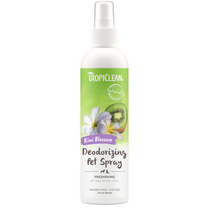 TropiClean Deodorizing Pet Spray Kiwi Blossom 8 oz TropiClean Deodorizing Pet Spray Kiwi Blossom 8 oz