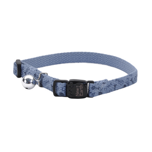 New Earth Soy Breakaway Cat Collar Slate & Fish 8-12" New Earth Soy Breakaway Cat Collar Slate & Fish 8-12"