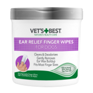 Vet's Best Ear Relief Finger Wipes 50ct Vet's Best Ear Relief Finger Wipes 50ct