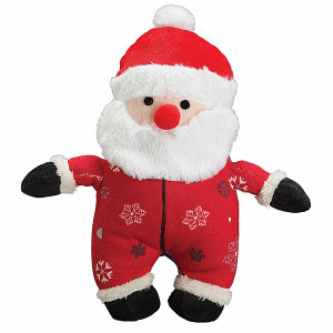 Xmas Santa Prickle Ball in Onesie 9" Xmas Santa Prickle Ball in Onesie 9"
