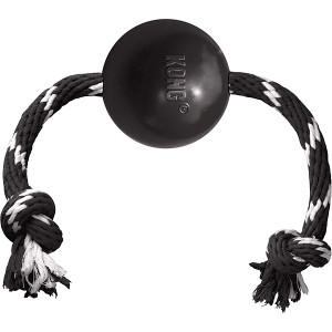 Kong Extreme Ball With Rope Large Kong Extreme Ball With Rope Large