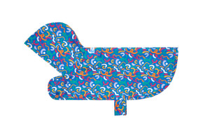 RC Packable Rain Poncho Squiggles