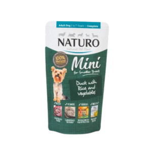 Naturo Mini Duck w/Rice & Vegetables Pouch 150g Naturo Mini Duck w/Rice & Vegetables Pouch 150g