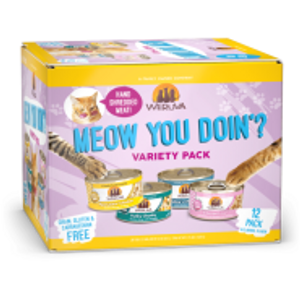 Weruva Cat Meow You Doin? Variety Pack 12/3oz Weruva Cat Meow You Doin? Variety Pack 12/3oz