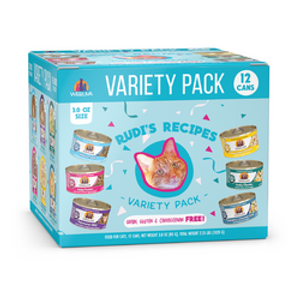 Weruva Cat Rudi's Recipes Variety Pack 12/3oz Weruva Cat Rudi's Recipes Variety Pack 12/3oz