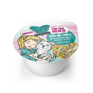 Weruva BFF Dog Fun Size Kiss Me Thrice With Chicken Breast, Veggies & Rice 2.75oz