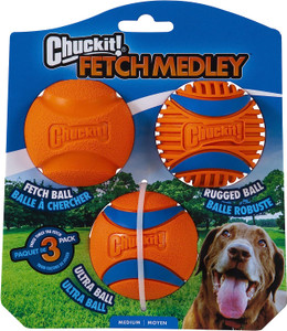 Chuckit! Fetch Medley 3 Medium 3Pk